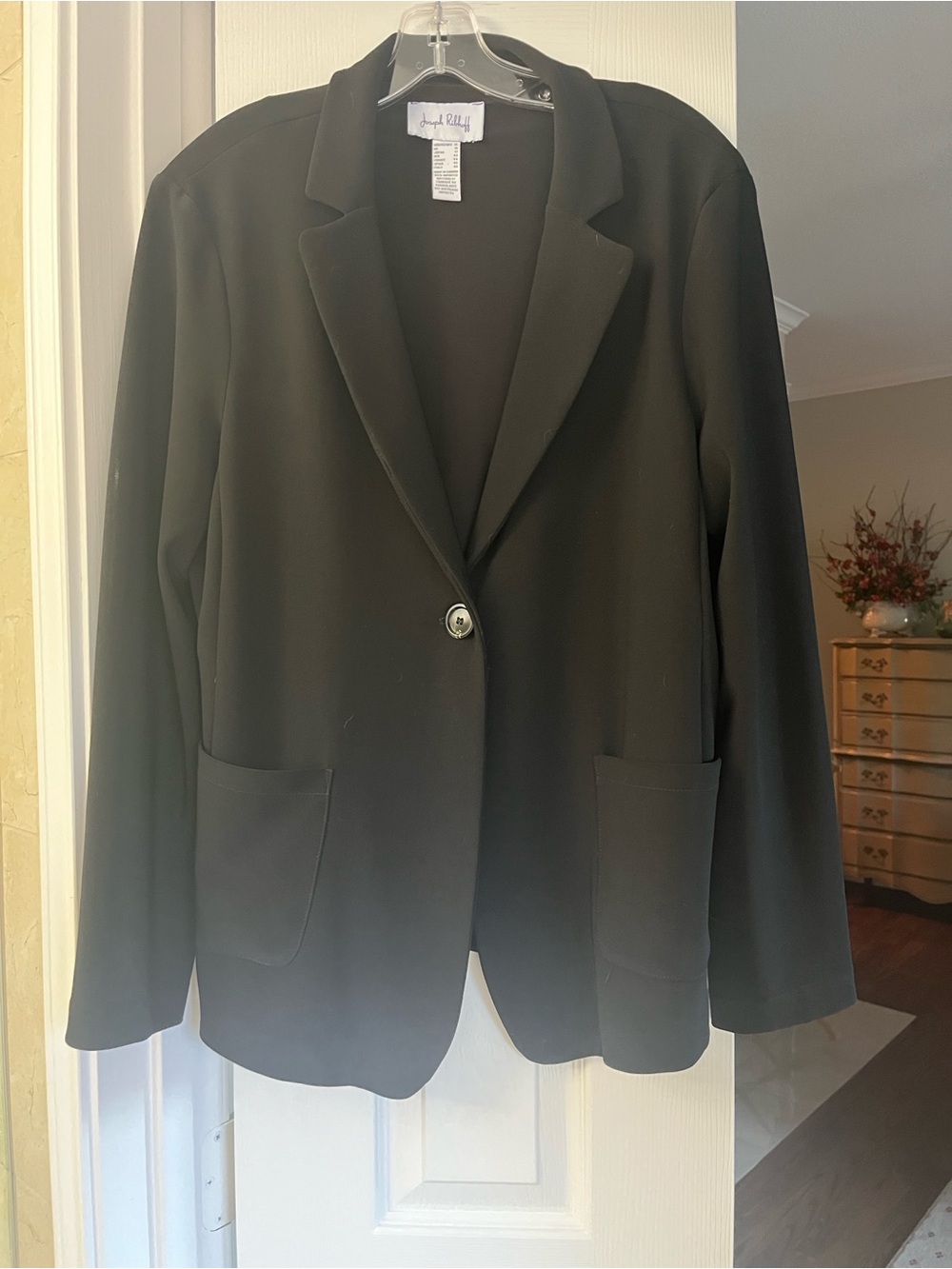 Joseph Ribkoff Black Single-Button Blazer - Picture 5 of 5